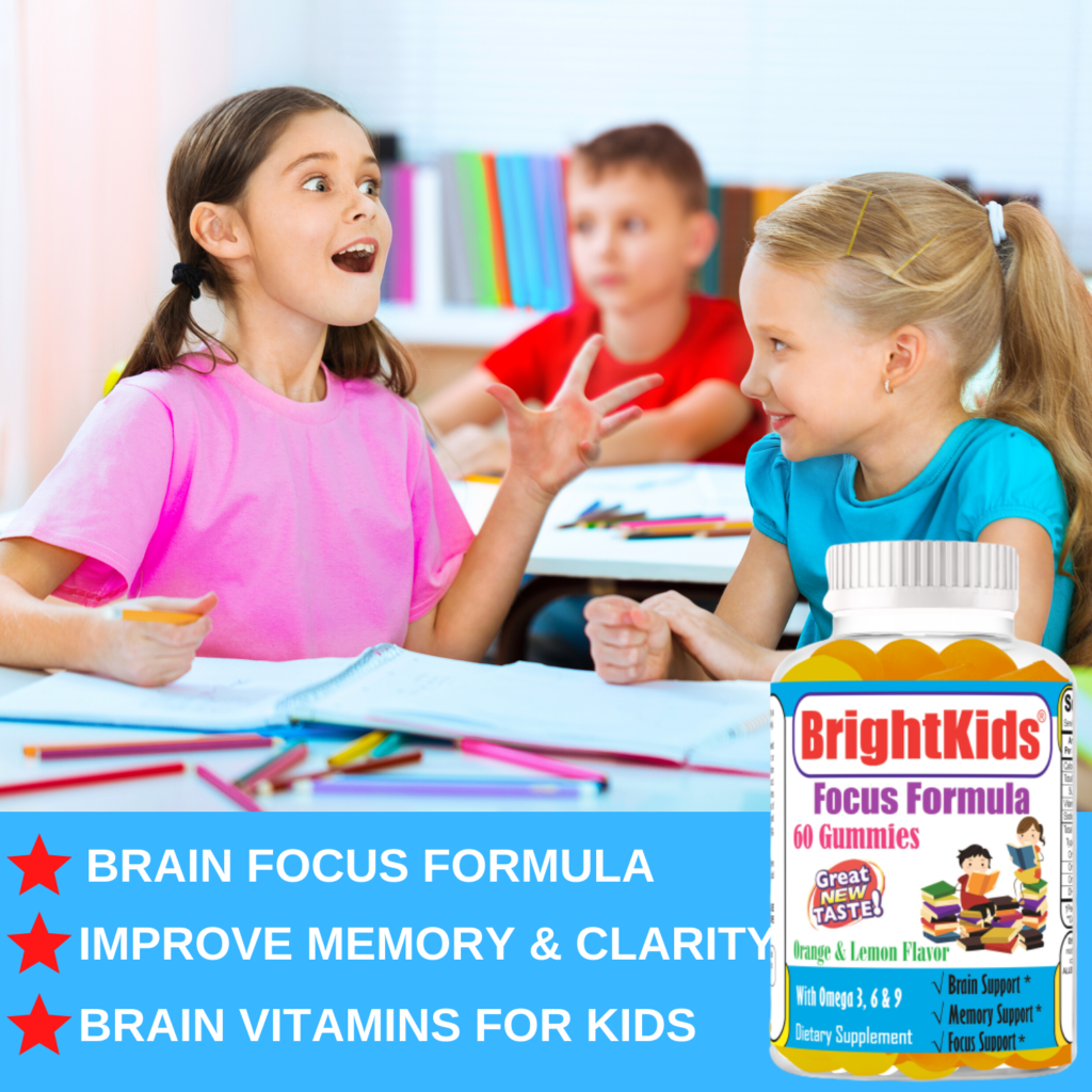 BRIGHTKIDS- BRAIN FOCUS SUPPLEMENTS FOR KIDS - BRIGHTKIDS